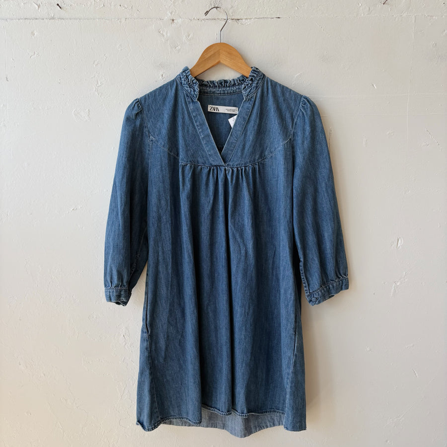 SIZE XS | Zara Denim Dress