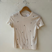 SIZE M | Floral Embroidered Top