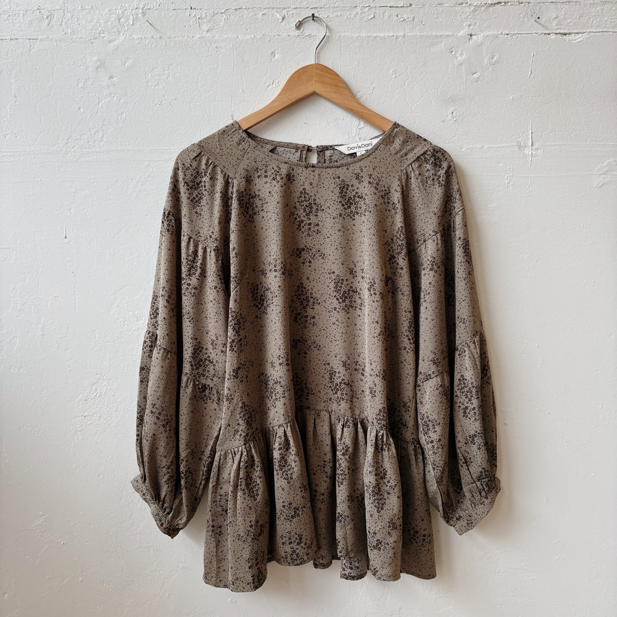 SIZE S | Green Spotted Top