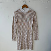 SIZE S | Gingham Sweater Dress