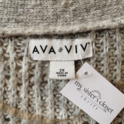 SIZE 2X | Grey Cardigan