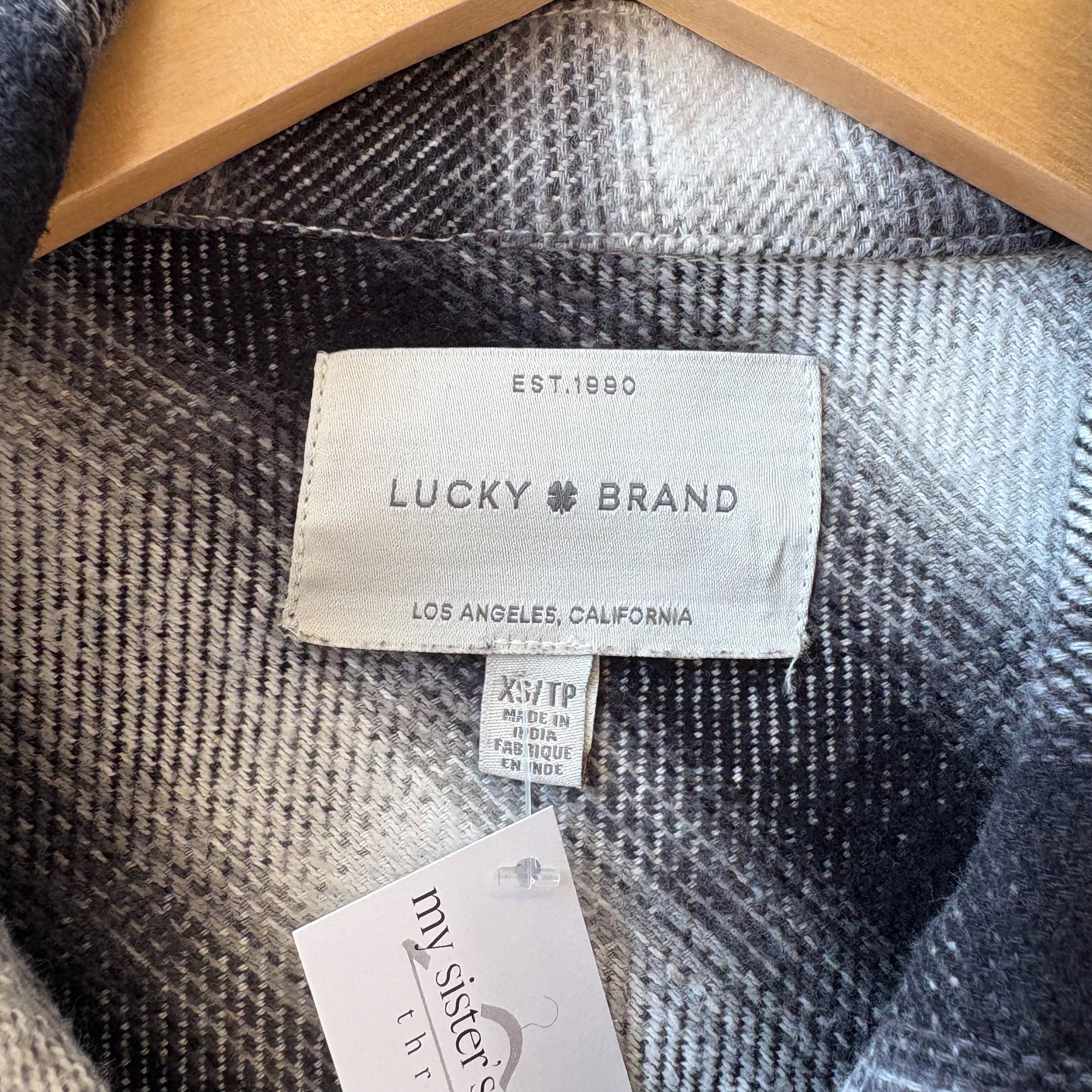 SIZE XS | Black and White Shacket