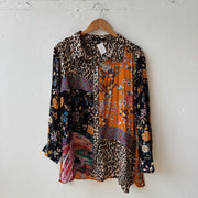 SIZE XL | Multi-Patterned Button Up