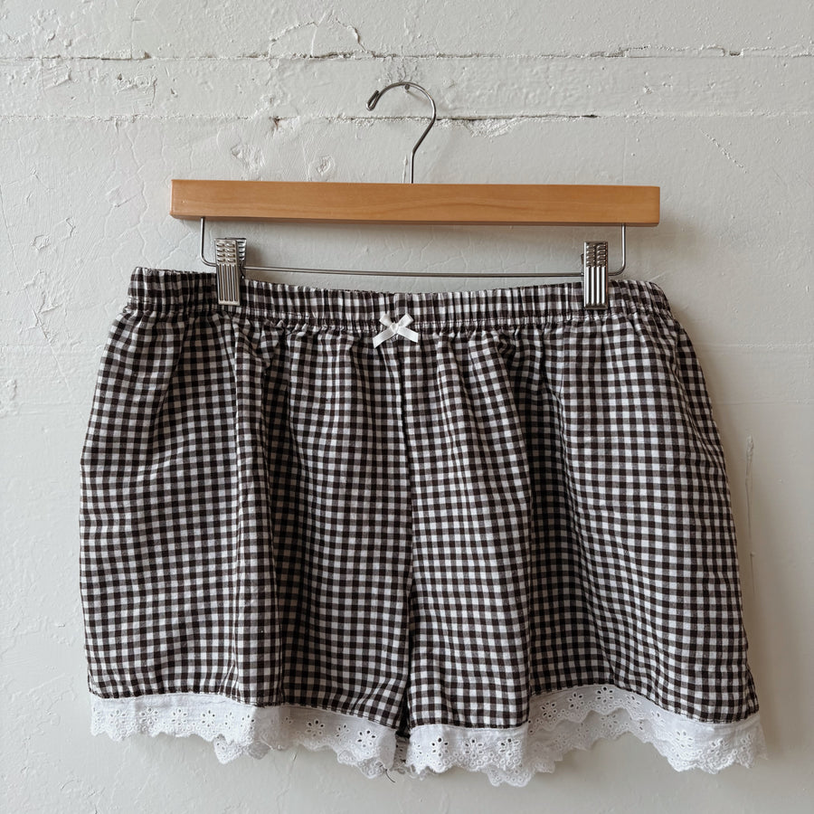 SIZE XL | Gingham Shorts