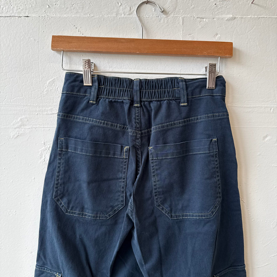 SIZE XXS | Navy Cargo Pants