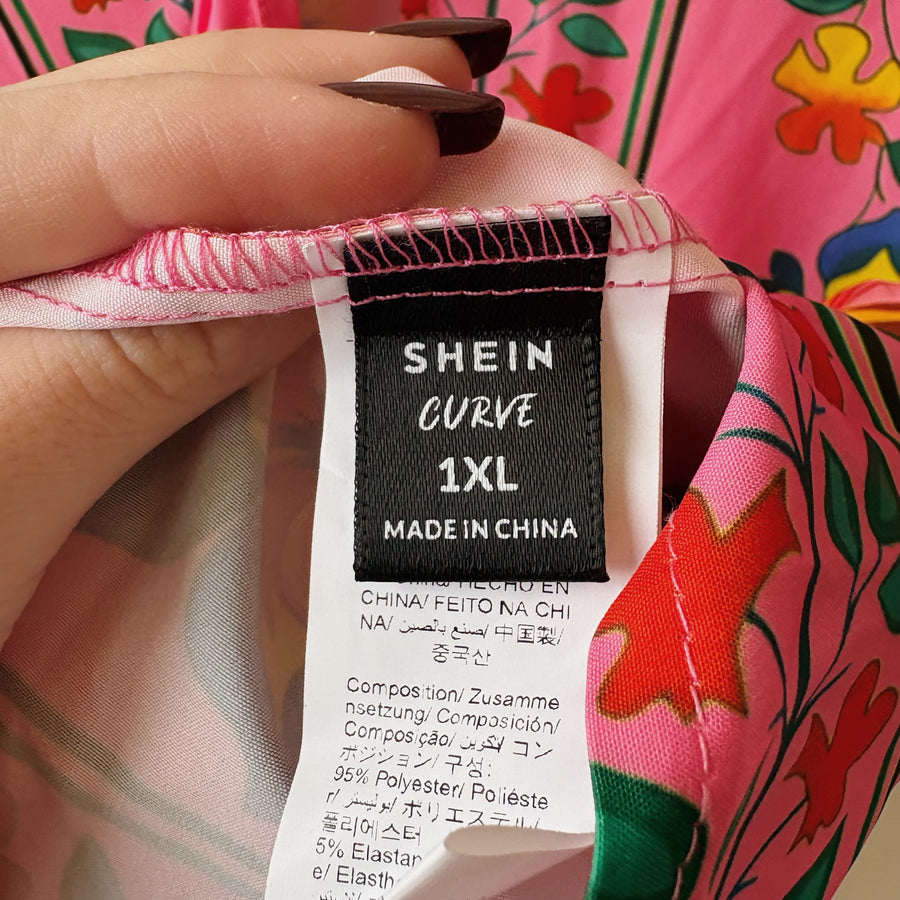 SIZE XL | Pink Tie Top