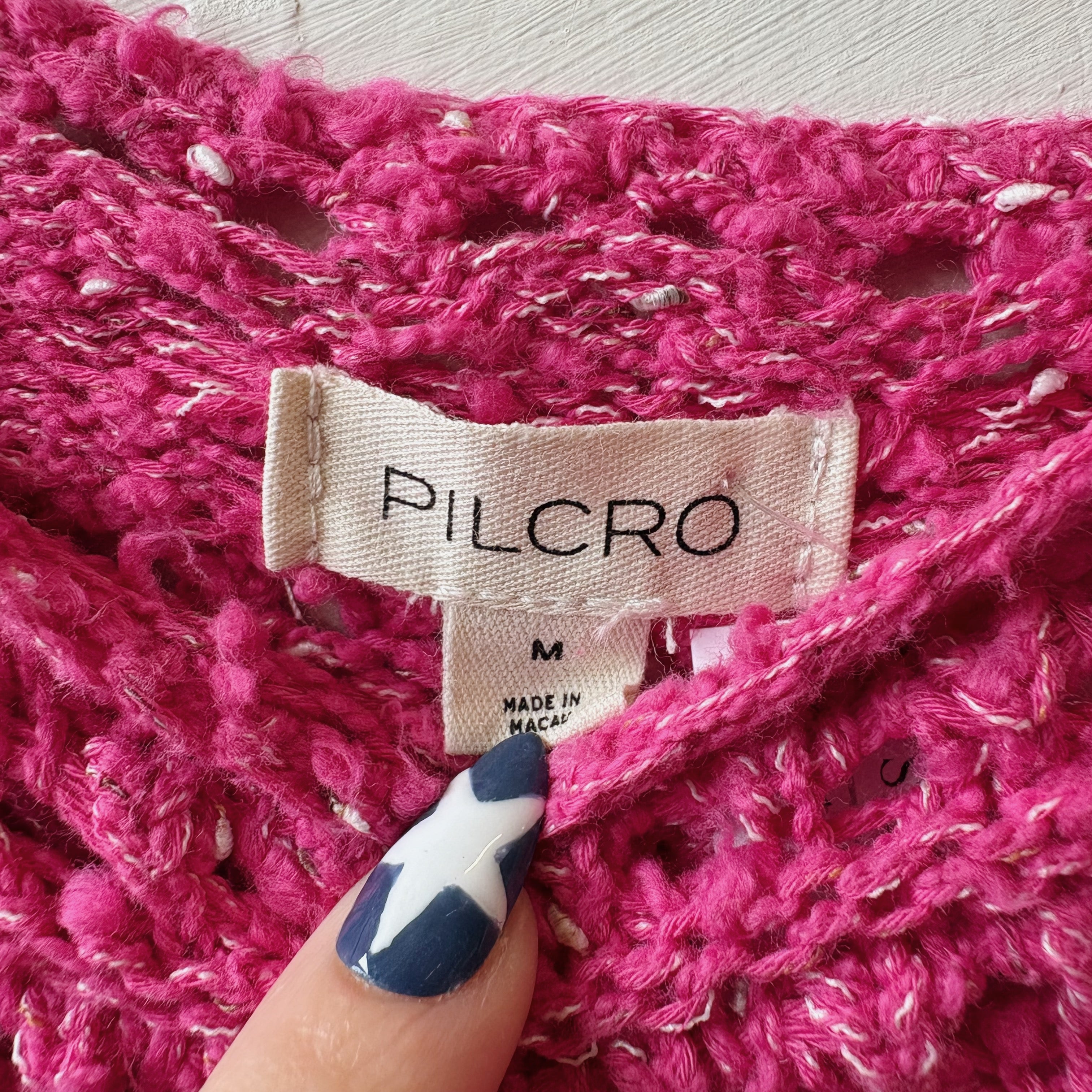SIZE M | Anthropologie Pink Sweater