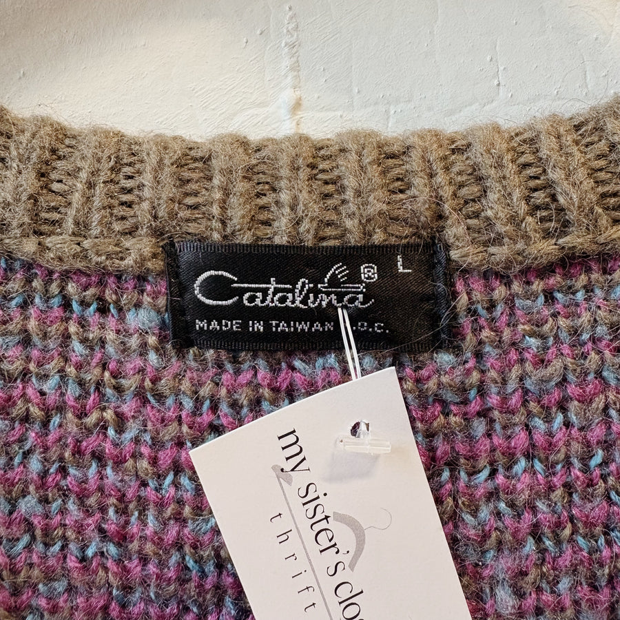 SIZE L | Plaid Sweater Vest
