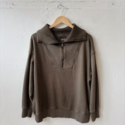 SIZE S | Aerie Green Quarter Zip