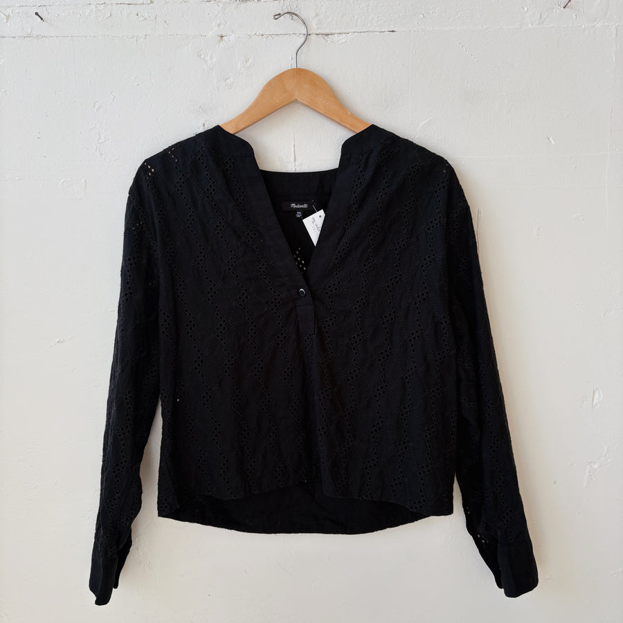 SIZE XXS | Madewell Eyelet Top