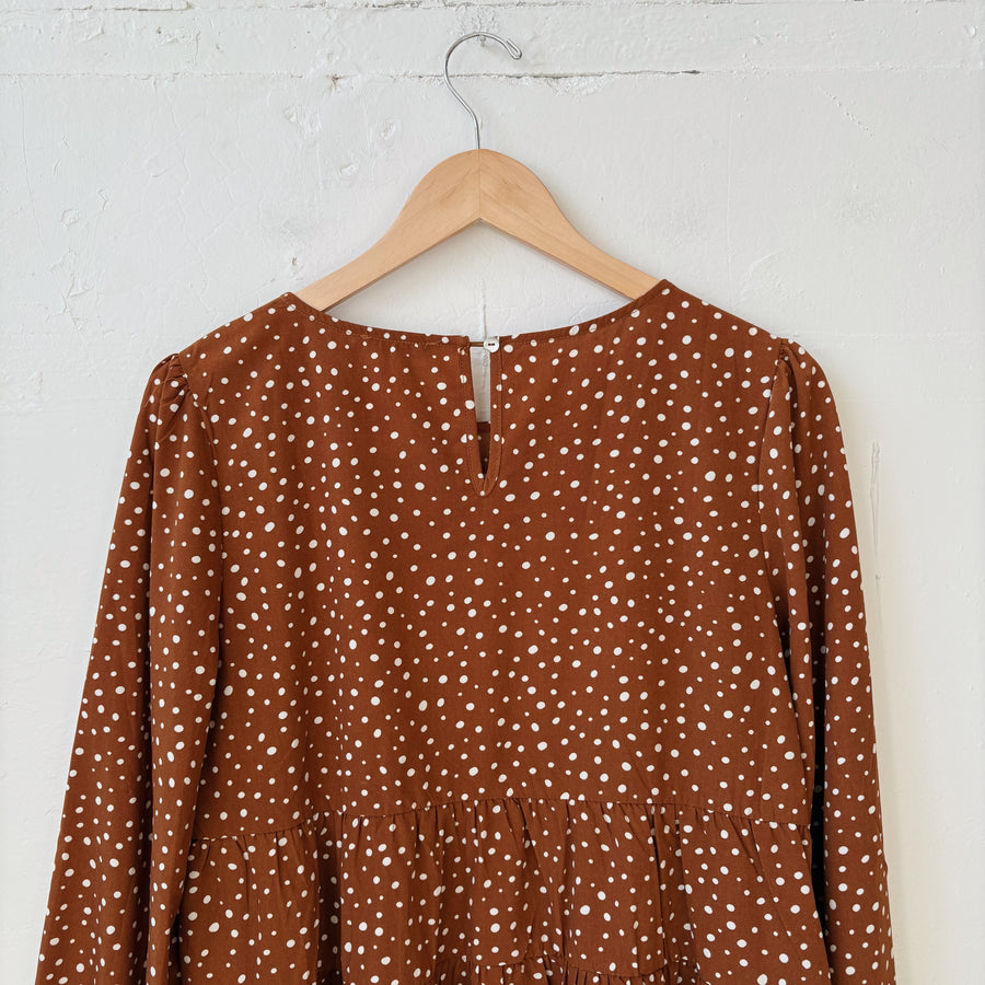 SIZE S | Polka Dot Tiered Top