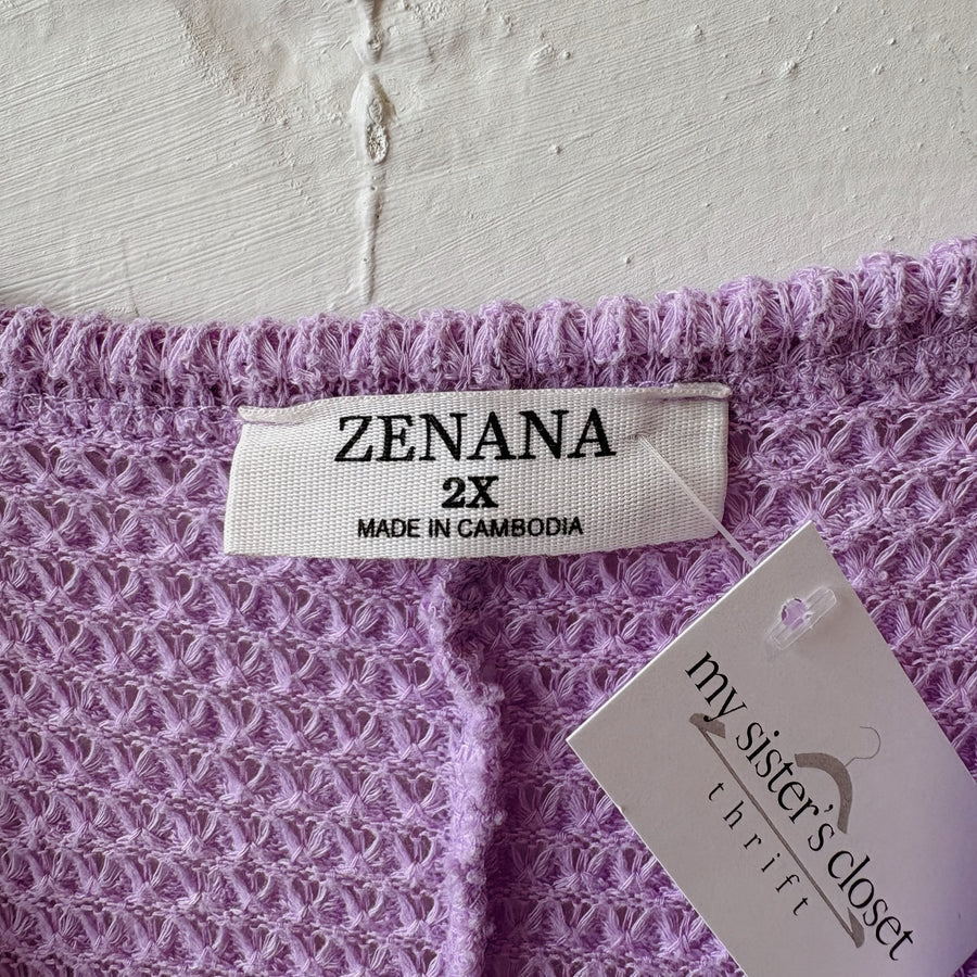 SIZE 2X | Purple Top