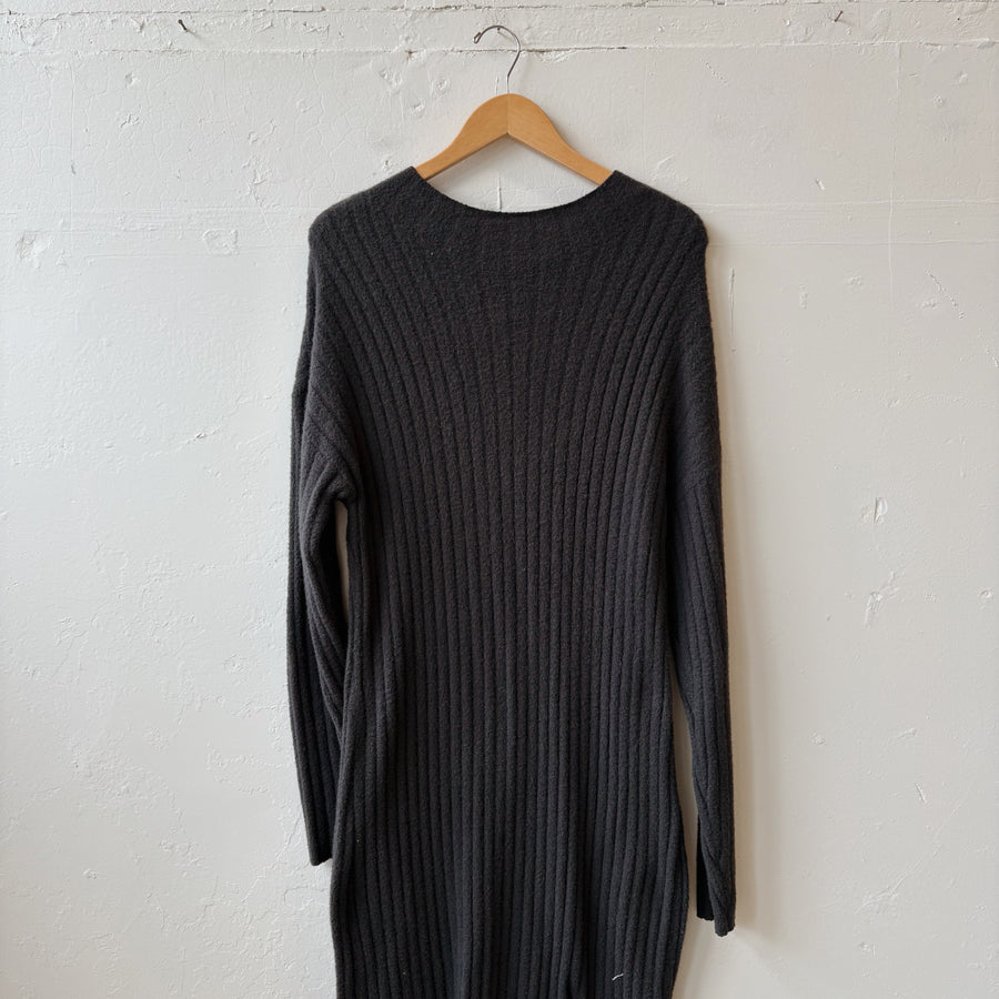 SIZE L | Aerie Gray Sweater Dress