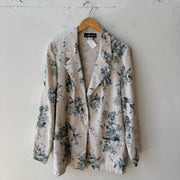 SIZE L | Blue Floral Blazer