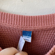 SIZE L | Waffle Knit Sweater
