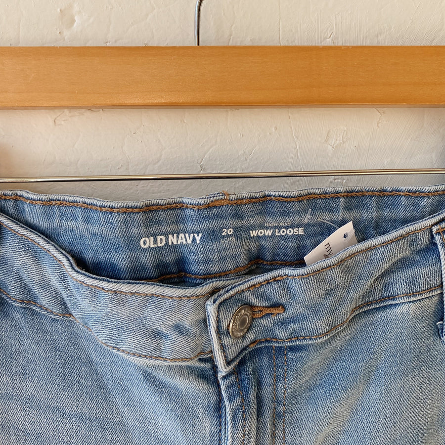 SIZE 20 | Long Wide Leg Jeans