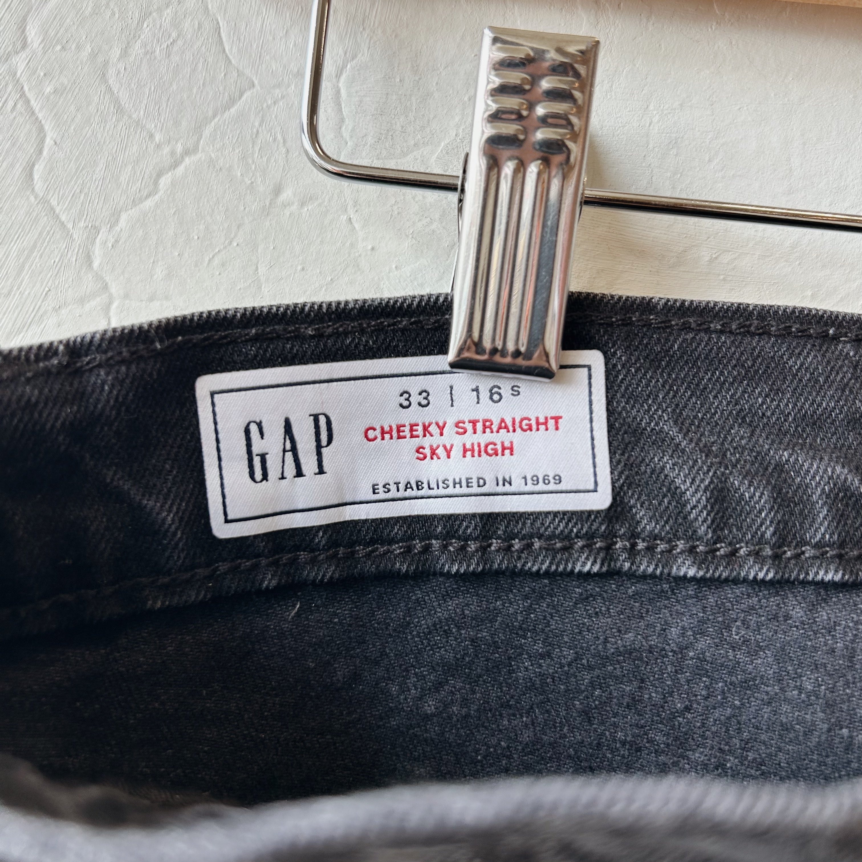 SIZE 16 | Black Straight Jeans