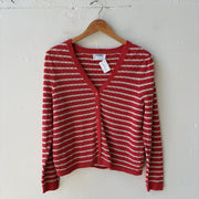 SIZE XL | Red Striped Top