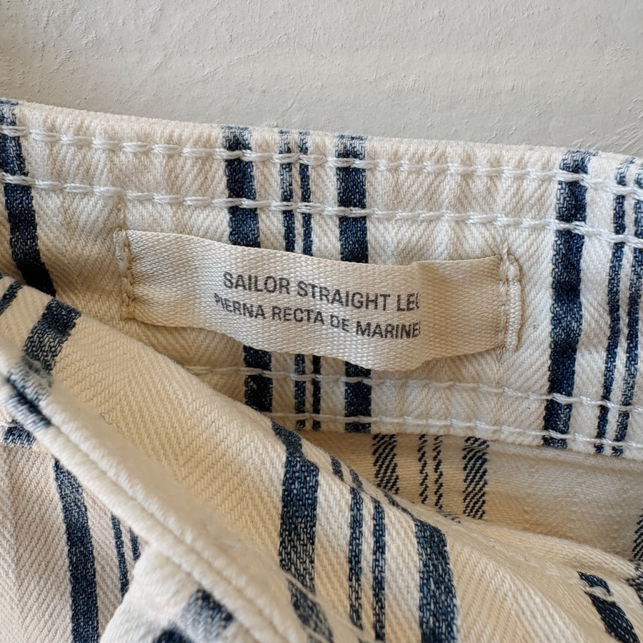 SIZE 10 | Striped Jeans