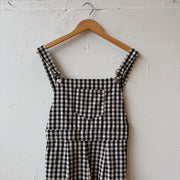 SIZE M | Gingham Overalls