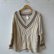 SIZE S | Cream Sweater Top