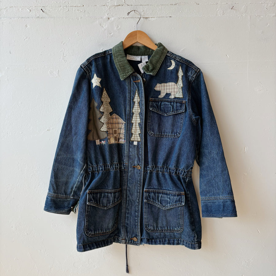 SIZE S | Patchwork Denim Jacket
