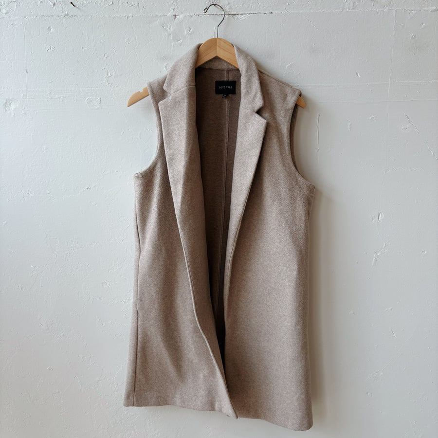 SIZE M | Brown Long Blazer