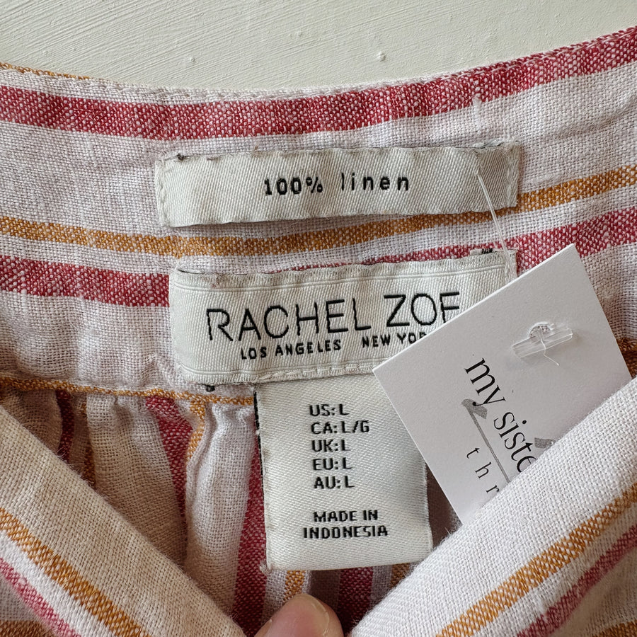 SIZE L | Linen Striped Top