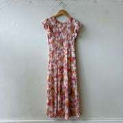 SIZE M | Pink Floral Dress
