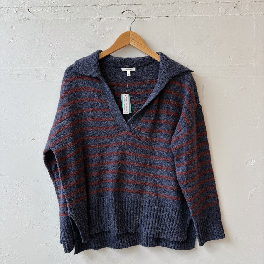 SIZE L | Red Stripe Sweater