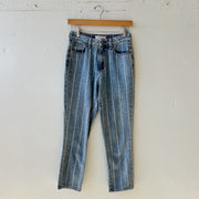 SIZE 24 | Pacsun Striped Jeans