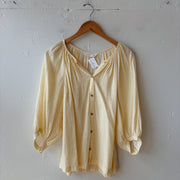 SIZE M | Yellow Striped Top