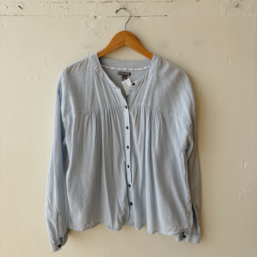 SIZE L | Striped Button Up