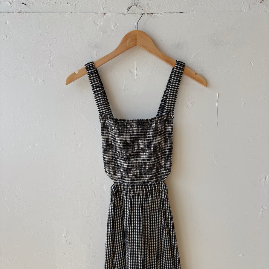 Size S | AE Gingham Crossback Dress