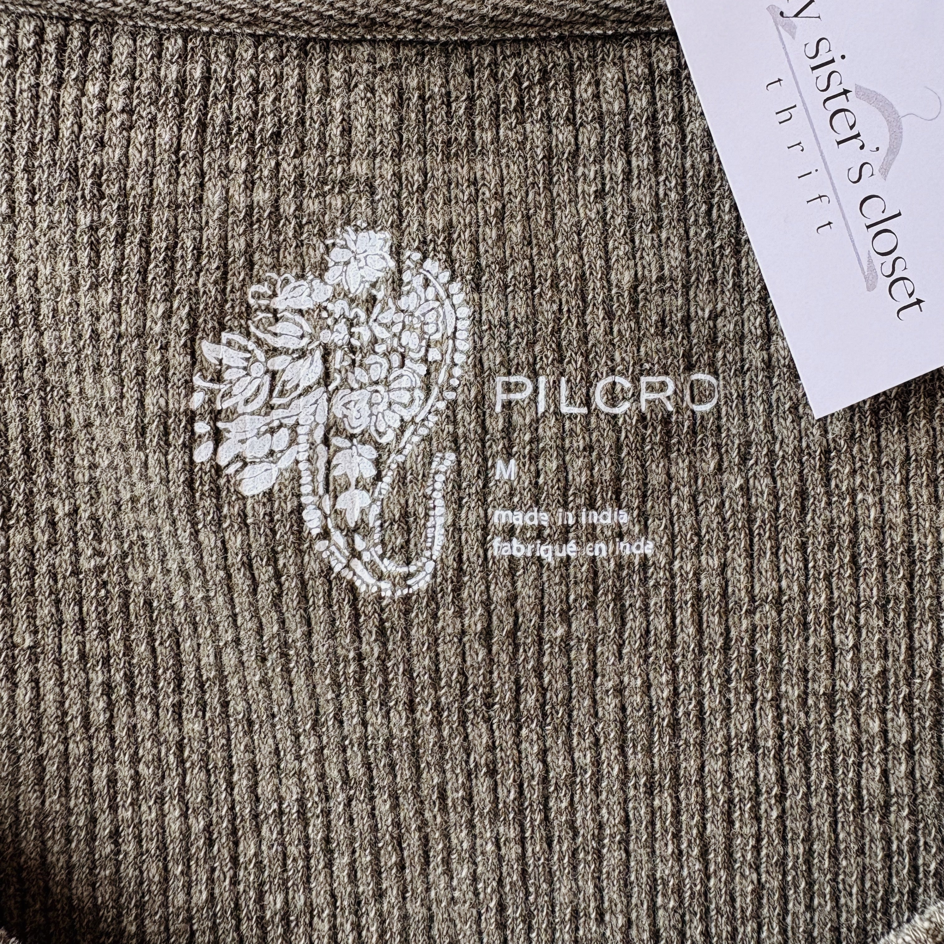 SIZE M | Anthropologie Green Top