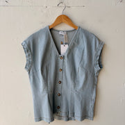SIZE XL | Denim Top