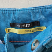SIZE 27 | Anthropologie Blue Pants