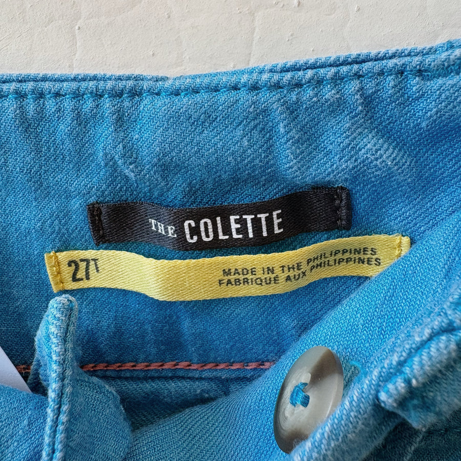 SIZE 27 | Anthropologie Blue Pants