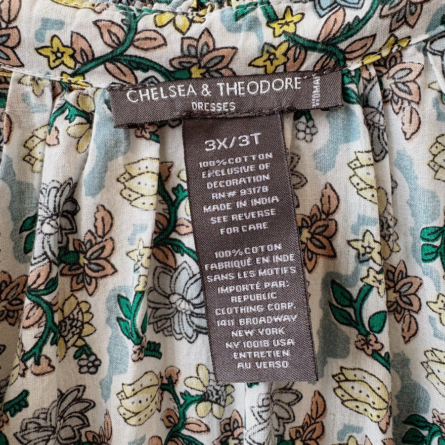 SIZE 3X | Green Tiered Dress