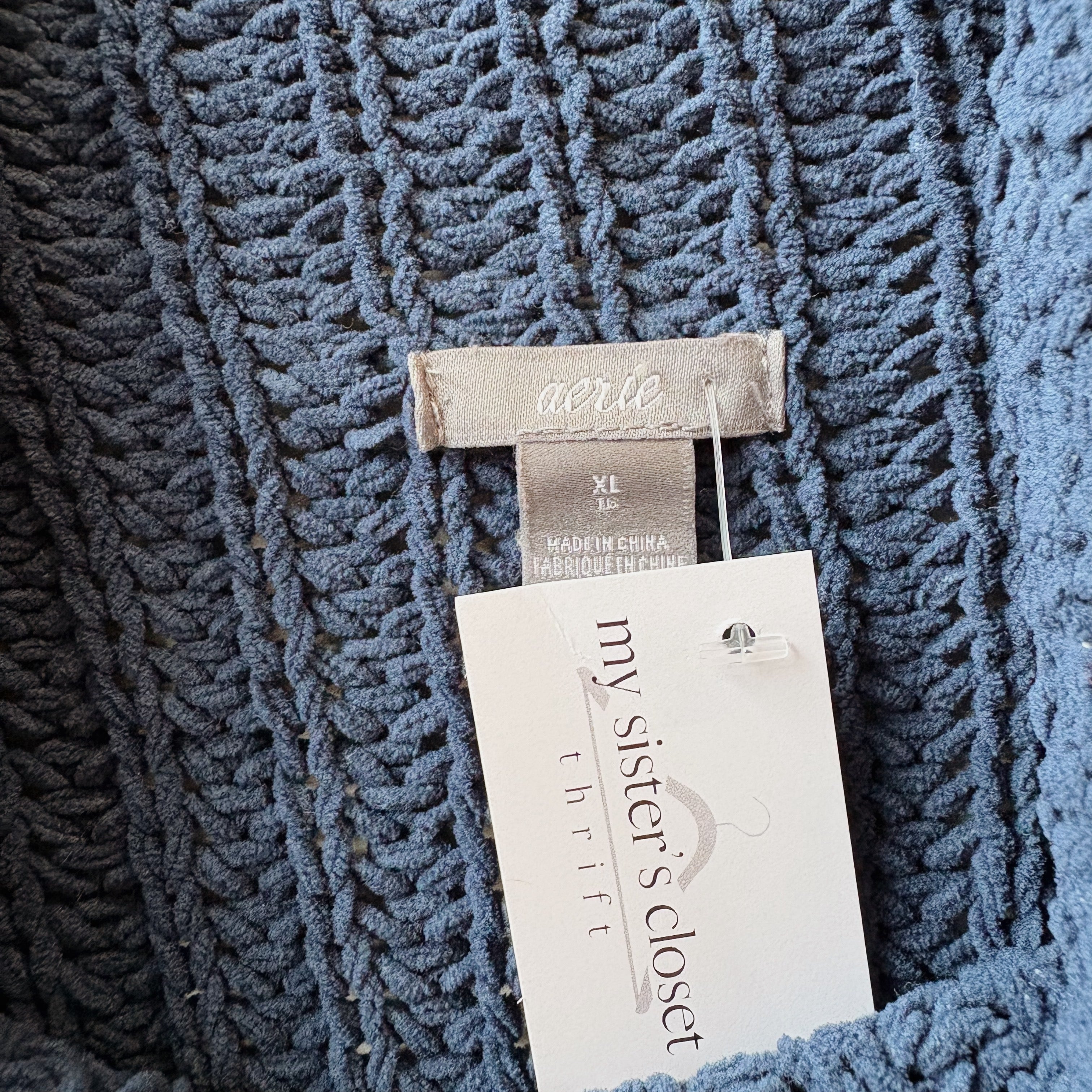 SIZE XL | Aerie Blue Sweater