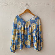 SIZE L | Floral Blouse