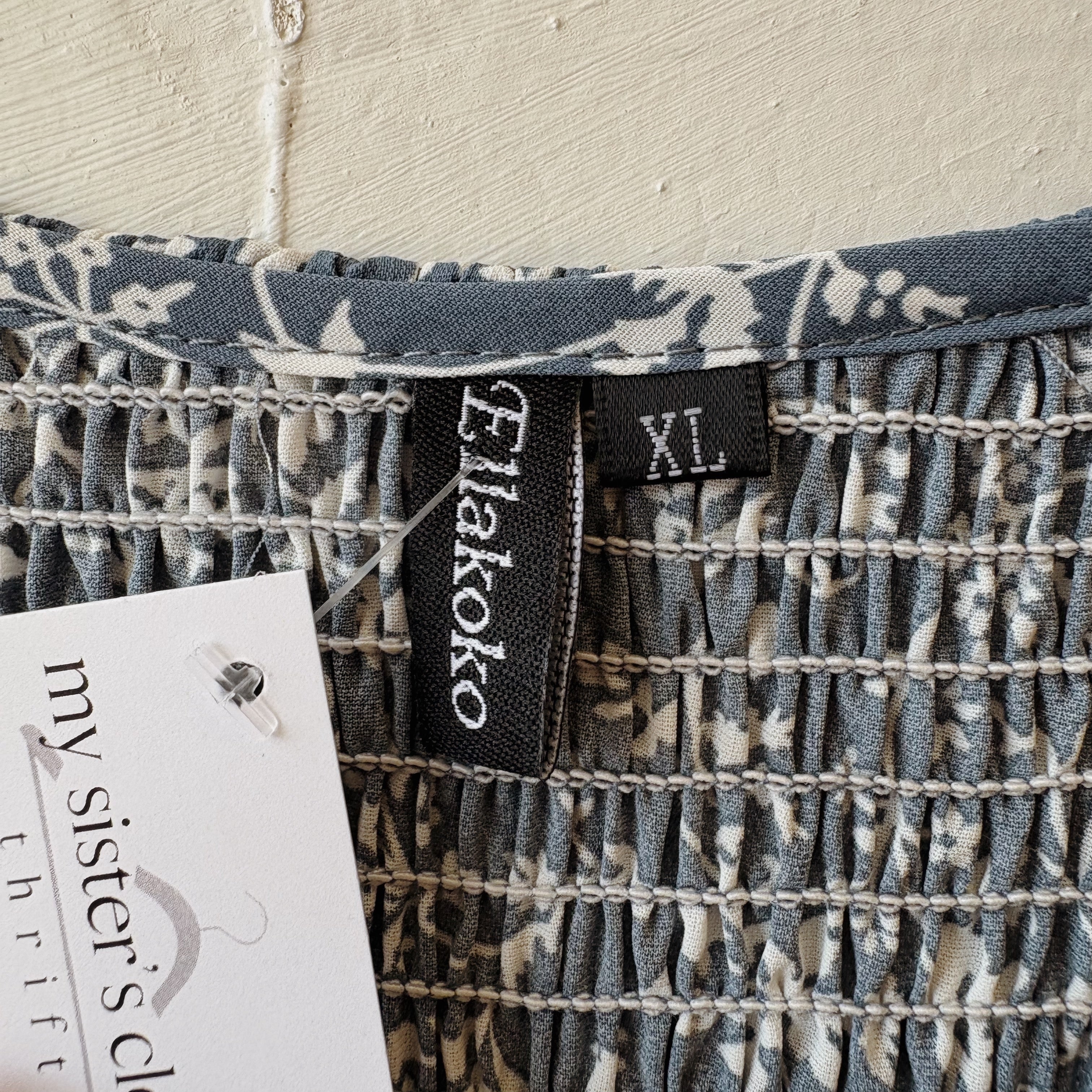 SIZE XL | Blue Floral Dress