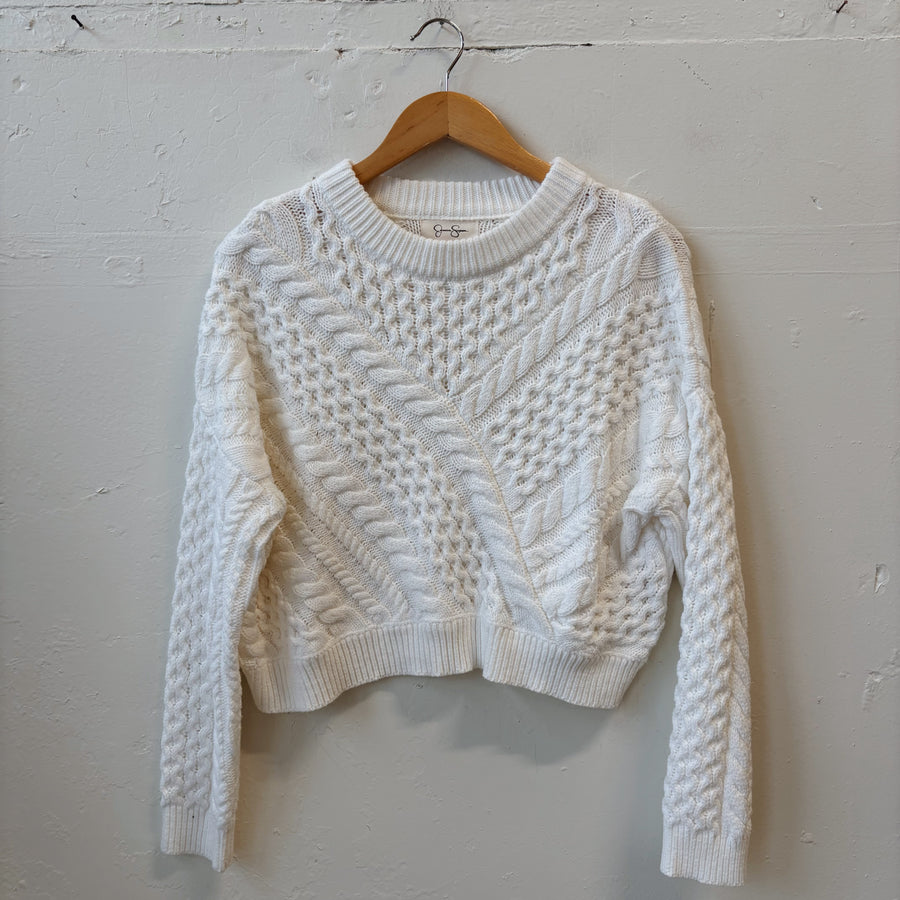 SIZE S | White Sweater