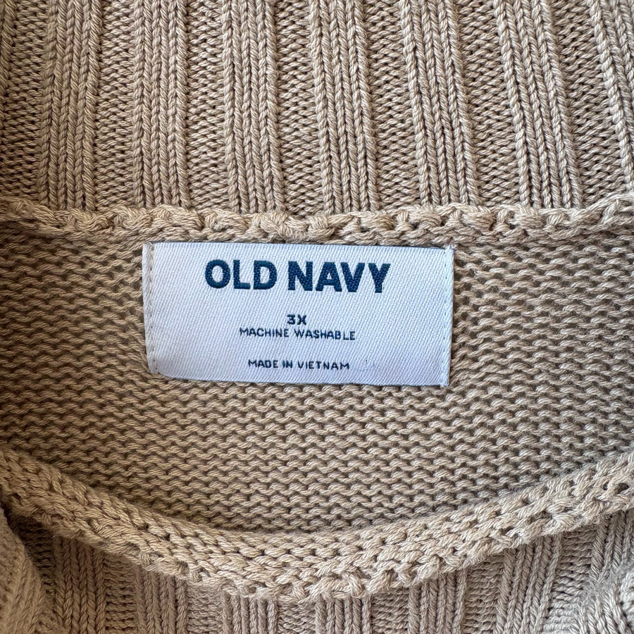 SIZE 3X | Red Striped Sweater