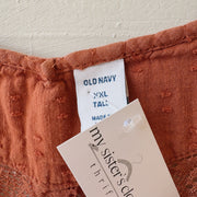 SIZE XXL | Orange Detailed Top