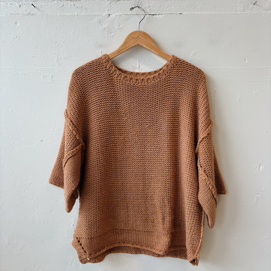 SIZE S/M | Short Sleeve Sweater