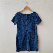 SIZE 12 | Boden Polka Dot Denim Dress
