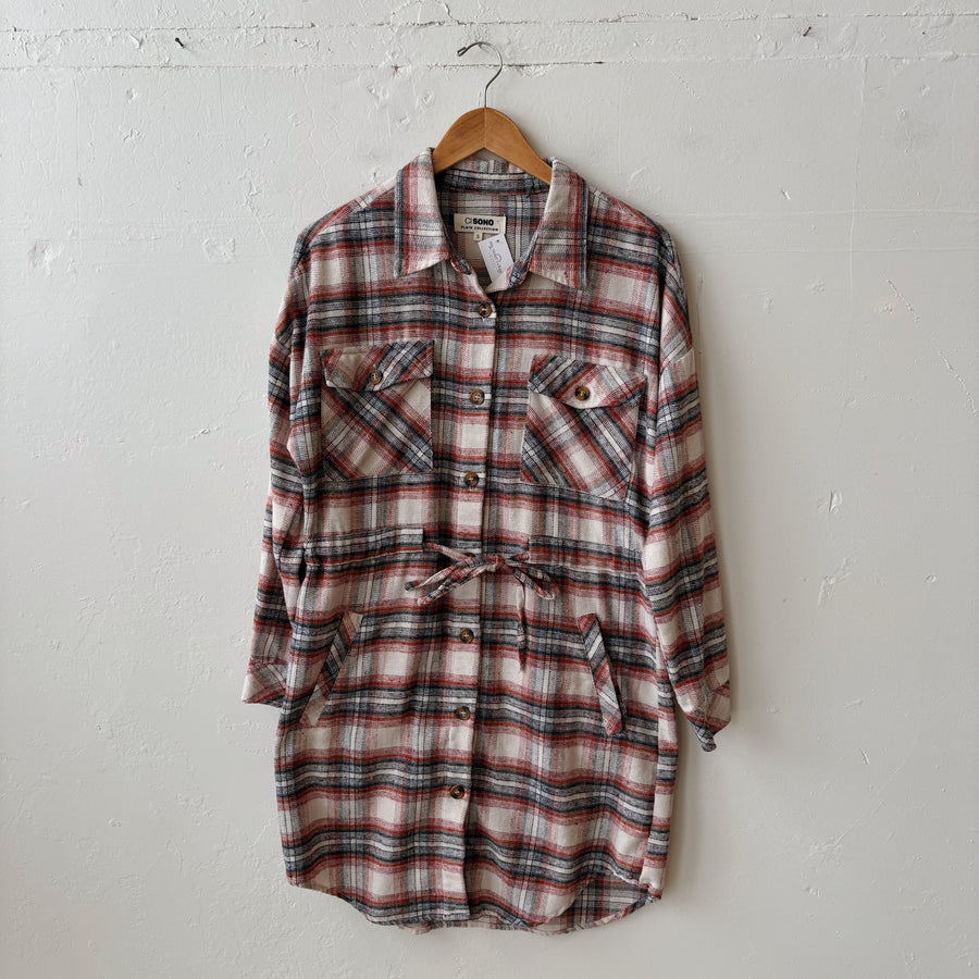 SIZE S | Plaid Dress