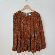 SIZE S | Polka Dot Tiered Top