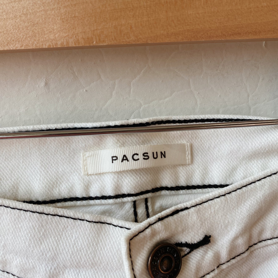 SIZE 27 | White and Black Jeans